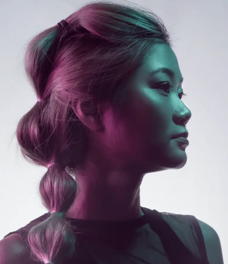 imagem de perfil com filtro aplicado moldando padrões de beleza.